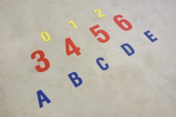 Floor markings DuraStripe® Supreme V, Numbers